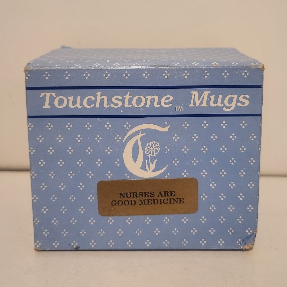 Vintage 1984 Touchstone Mug “Nurses are good medicine” Misprint to Side of Image - Picture 7 of 12